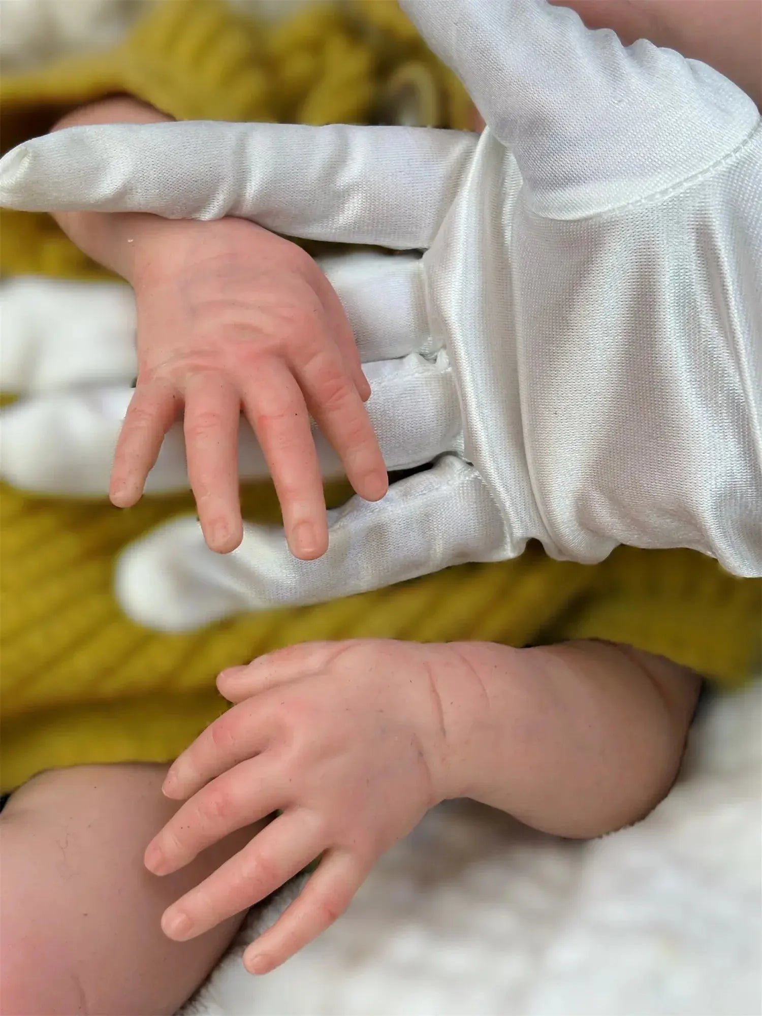 Image of Reborn Baby Dolls 17Inch Washable Open Eyes Soft Silicone Reborn Girl
