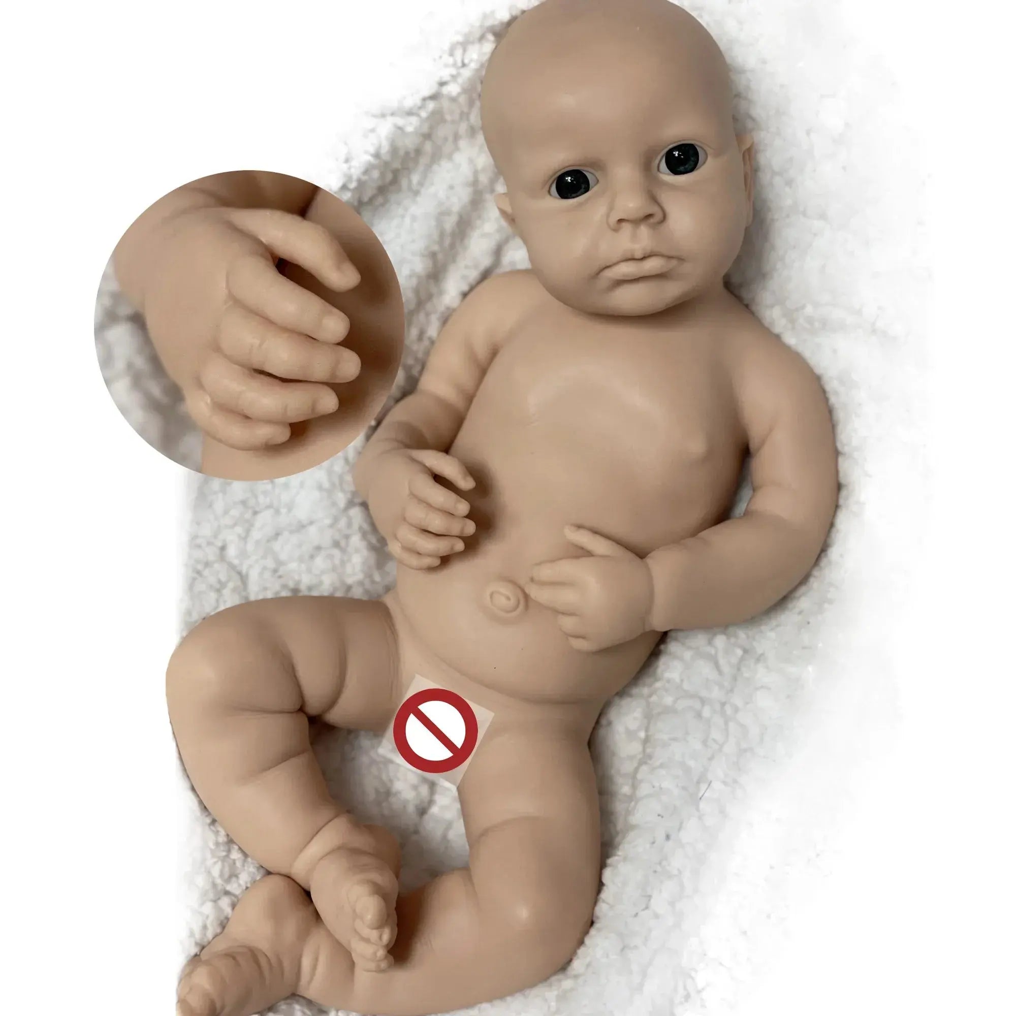 Image of Reborn Baby Dolls 45Cm Boy Loulou Bebê Reborn De Silicone
