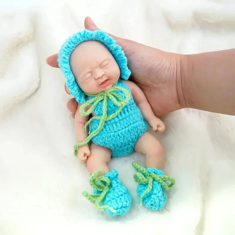 Image of Reborn Baby Dolls 7 Inch Mini Baby Reborn Dolls Handmade Boy
