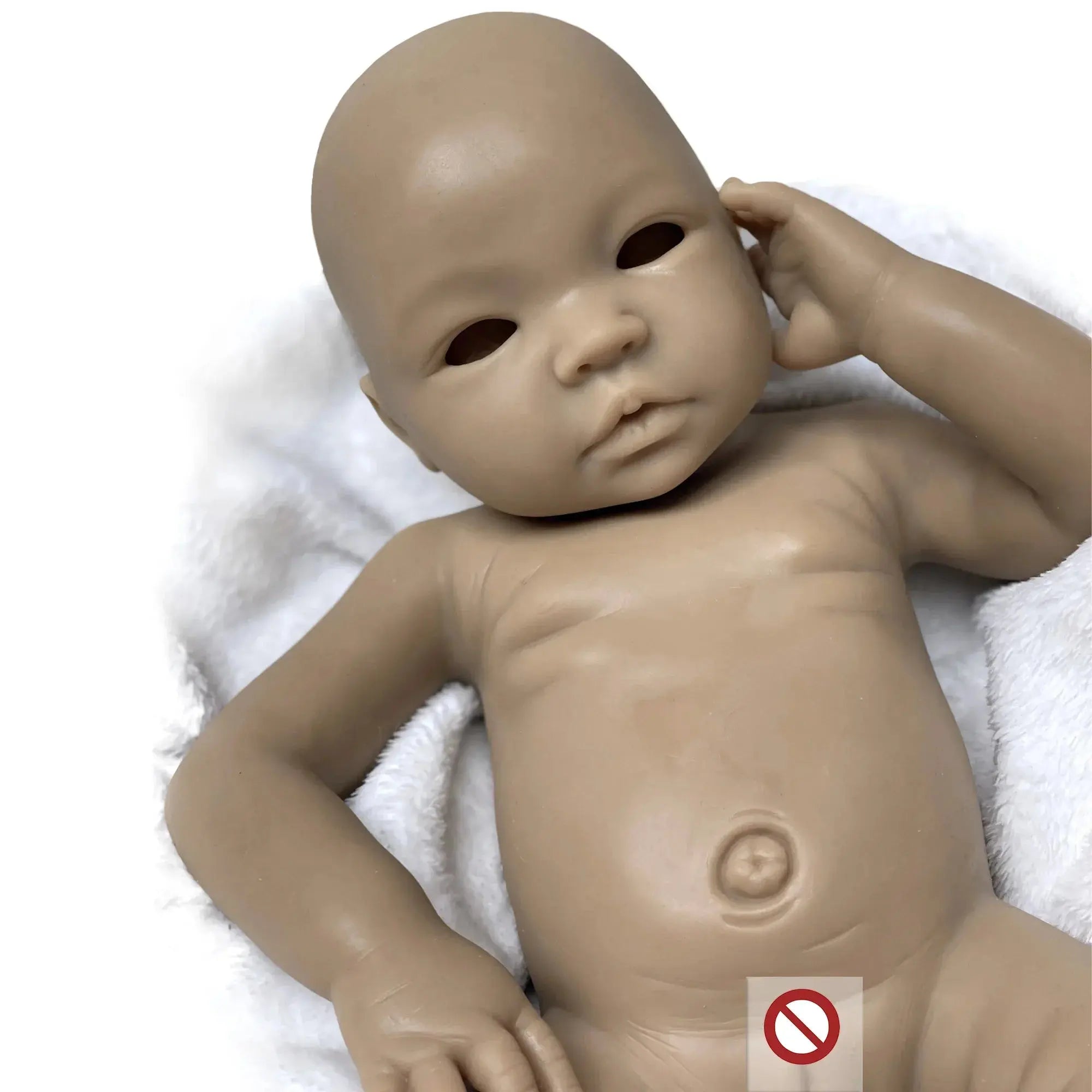 Image of Reborn Baby Dolls 18 Inch Full Silicone Baby Doll Open Eyes Reborn