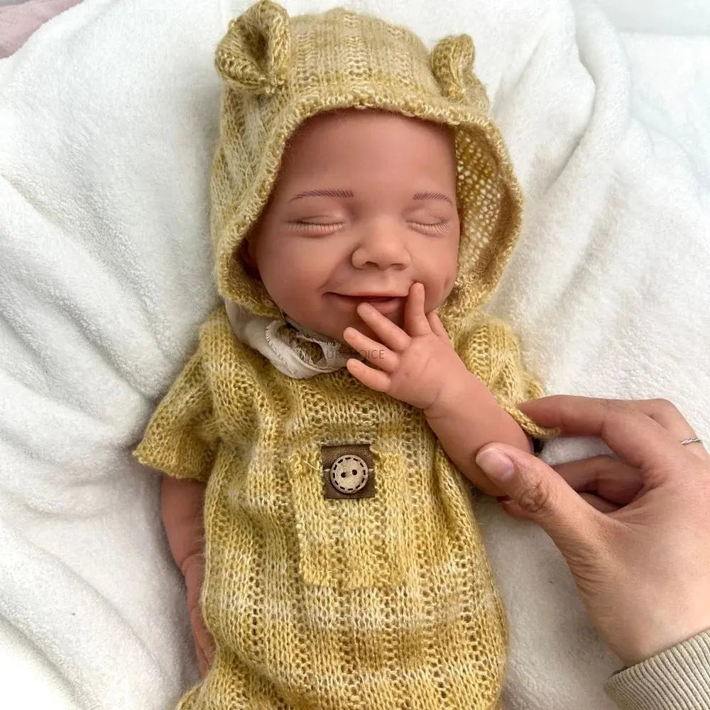 Image of Reborn Baby Dolls 18Inch Lifelike Details Poseable Limbs Soft