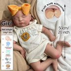 Image of Reborn Baby Dolls Newborn Silicone Baby Doll Full Body Weighted Hand