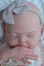 Image of Reborn Baby Dolls 18Inch Can Open Mouth&Washable Solid Silicone Bebe