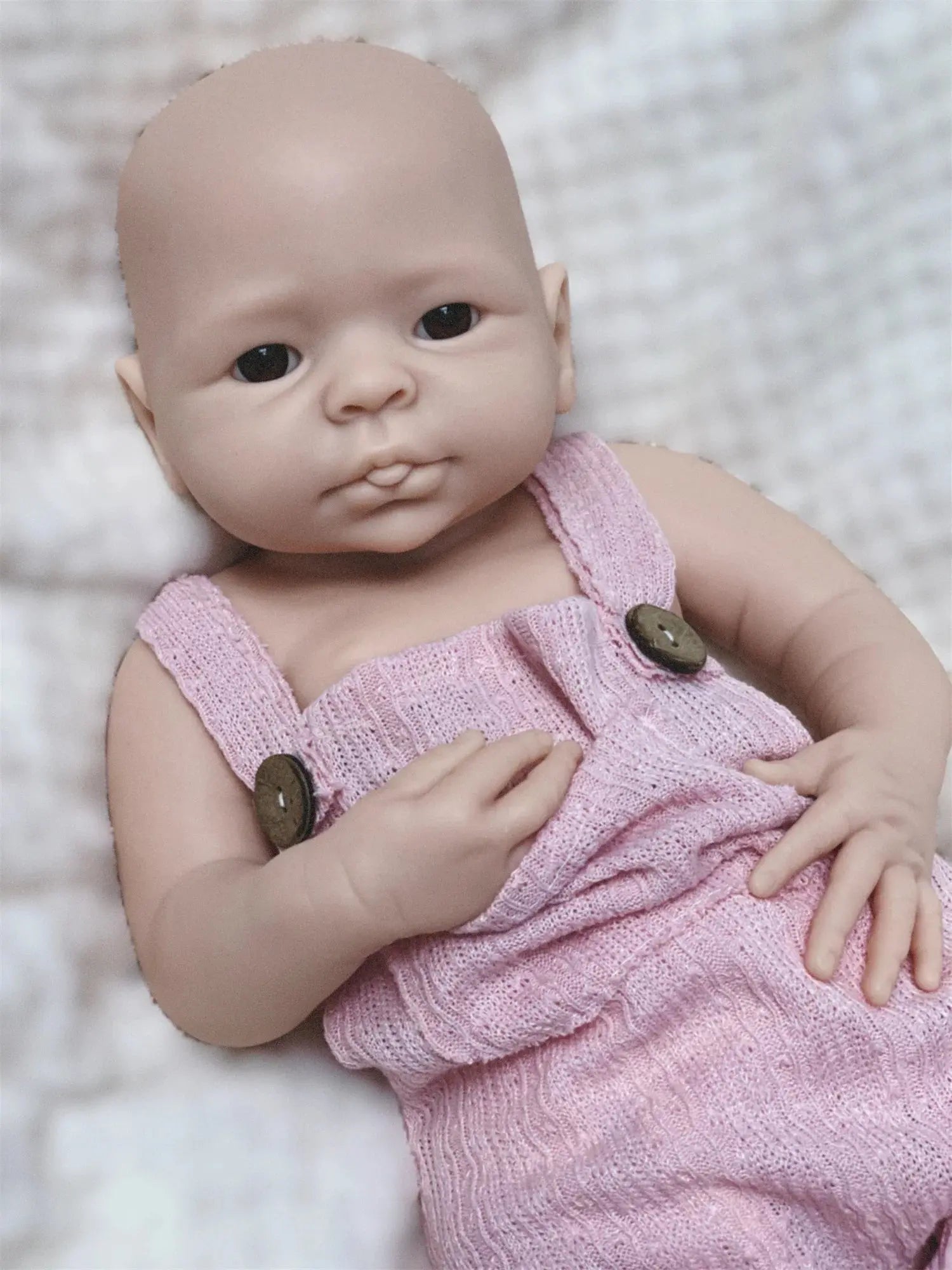 Image of Reborn Baby Dolls 17Inch Washable Full Body Solid Silicone Bebe