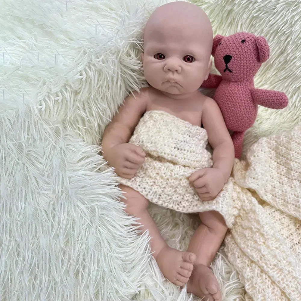 Image of Reborn Baby Dolls Handmade 16Inch Lifelike Silicone Reborn Baby Boy