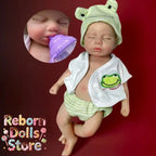 Image of Reborn Baby Dolls 13-Inch Silicone Loulou Reborn Girl Or Boy Baby