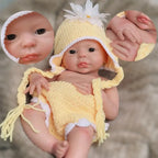 Image of Reborn Baby Dolls 17Inch Washable Full Body Solid Silicone Bebe