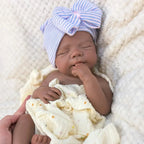 Image of Reborn Baby Dolls 18Inch Dark Skin Can Open Mouth Pascale Solid Bebe
