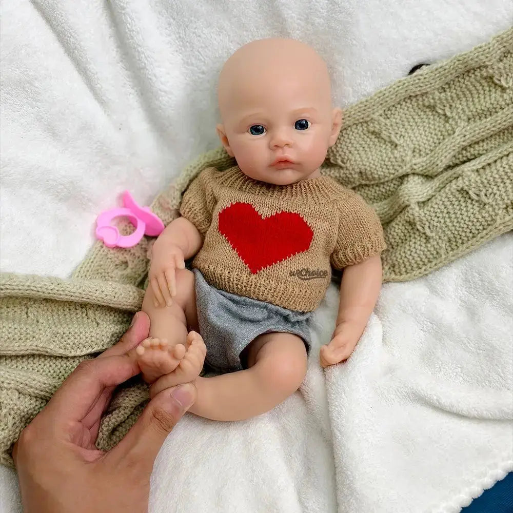 Image of Reborn Baby Dolls Micro 30 Cm 12Inch Baby Girl Meadow Full Body Soft