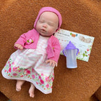 Image of Reborn Baby Dolls 35Cm Soft Touch Feeling Solid Silicone Bebe Reborn