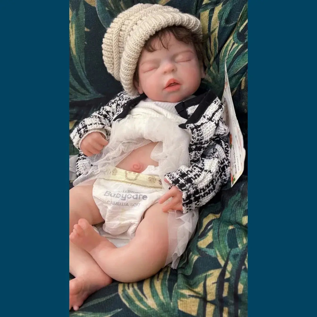 Image of Reborn Baby Dolls 22Inch Big Size Can Open Mouth Bébé Reborn De