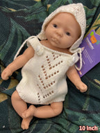 Image of Reborn Baby Dolls 10 Inch Lifelike Full Body Silicone Reborn Baby