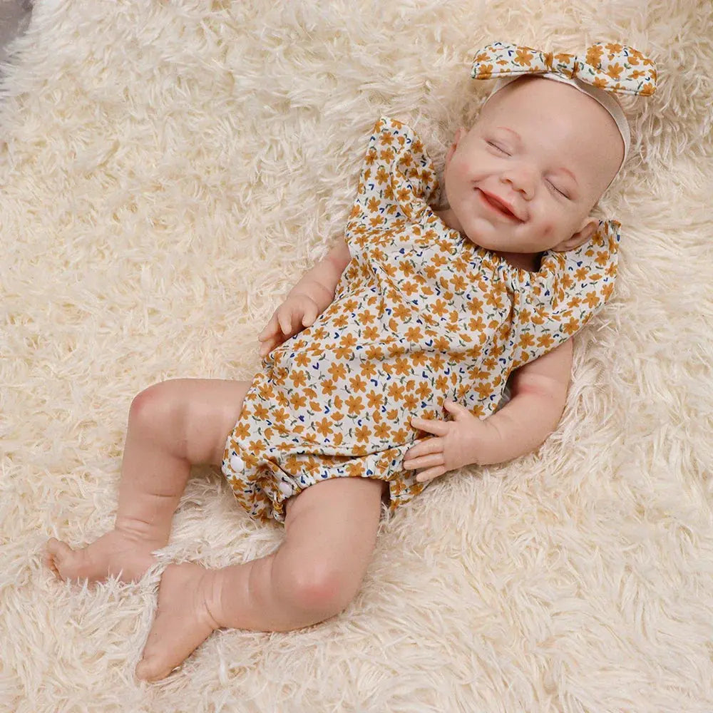 Image of Reborn Baby Dolls Heavy Whole Silicone Reborn Baby Doll Flexible Girl