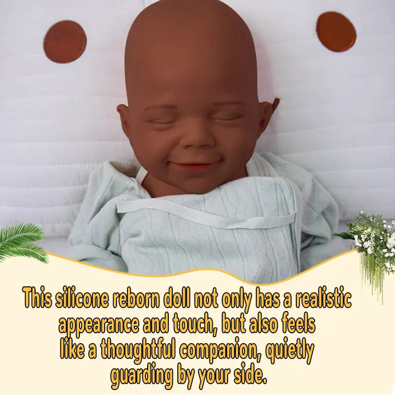Image of Reborn Baby Dolls 17.72" Micro Preemie Full Body Platinum Silicone