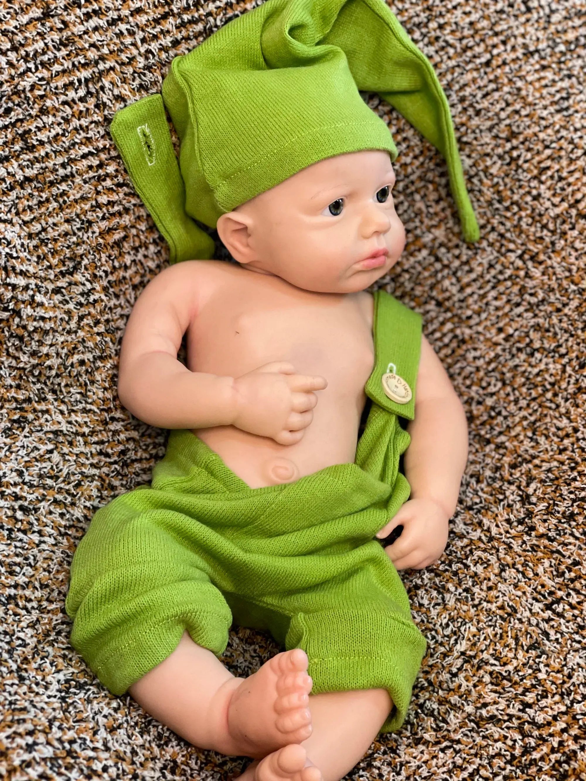 Image of Reborn Baby Dolls 45Cm Boy/Girl Loulou All Silicone Reborn Doll