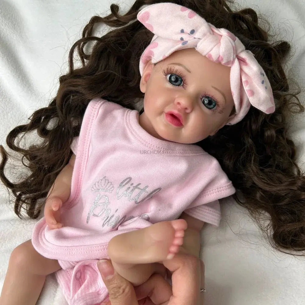 Image of Reborn Baby Dolls 16Inch High-Simulation Silicone Reborn Baby Girl