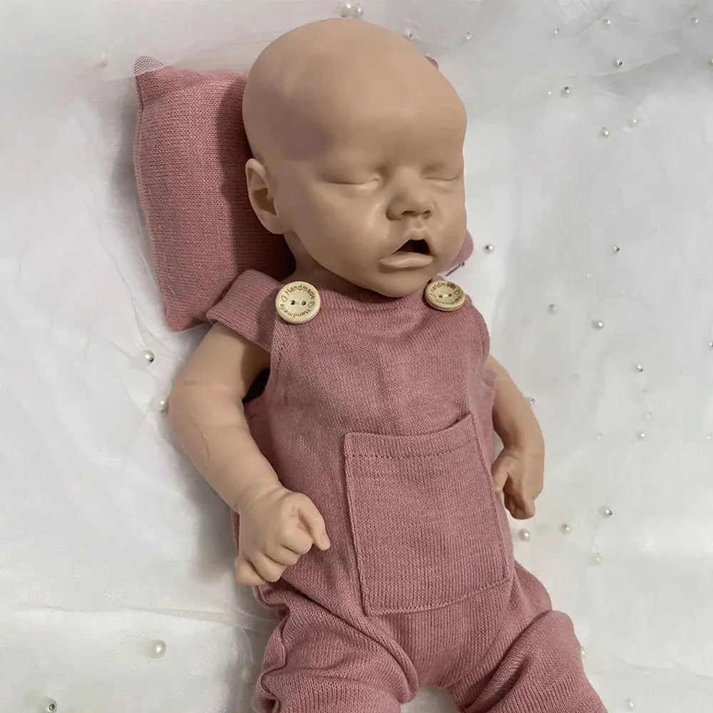 Image of Reborn Baby Dolls 18Inch Dark Skin Realistic Features & Soft Material
