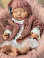 Image of Reborn Baby Dolls 45Cm Peaches Solid Silicone Bebe Reborn Girls With