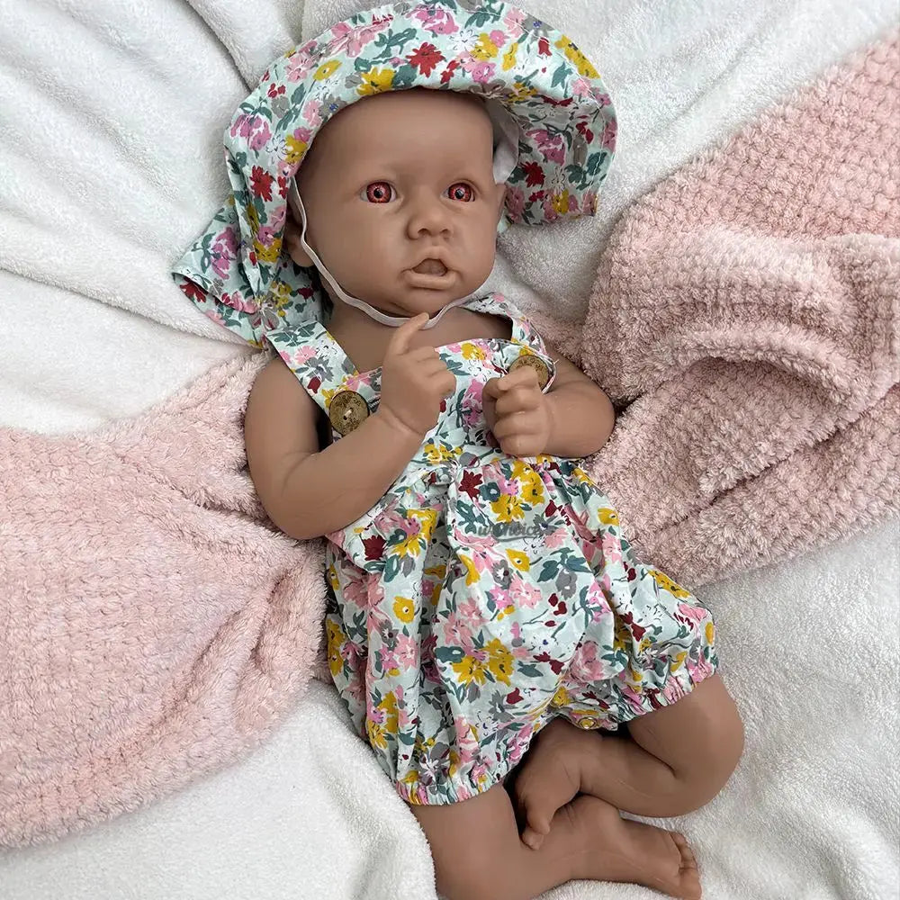 Image of Reborn Baby Dolls Lifelike Details 18Inch Full Body Solid Baby Girl