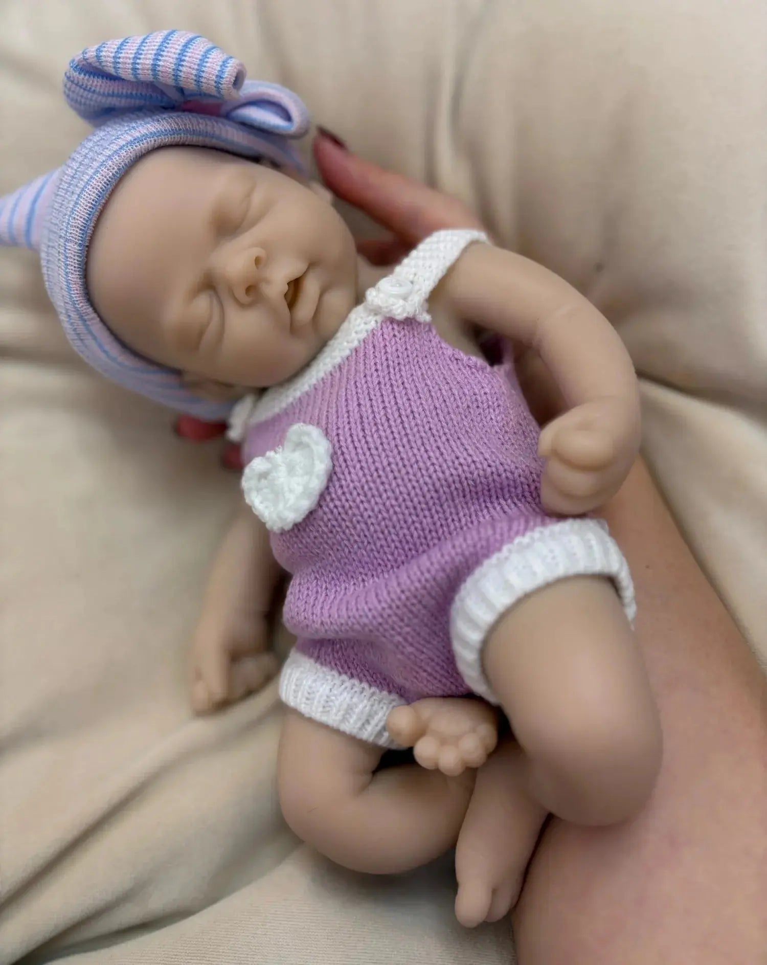 Image of Reborn Baby Dolls Reborn Dolls 33Cm Open Mouth Silicone Girl Full