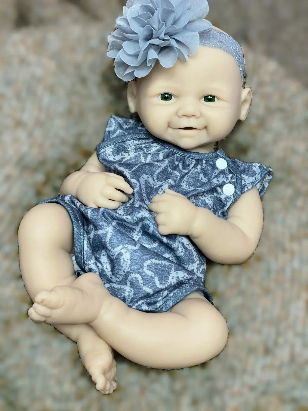 Image of Reborn Baby Dolls 18Inch/2 Styles Unpained Vivienne Full Body Solid