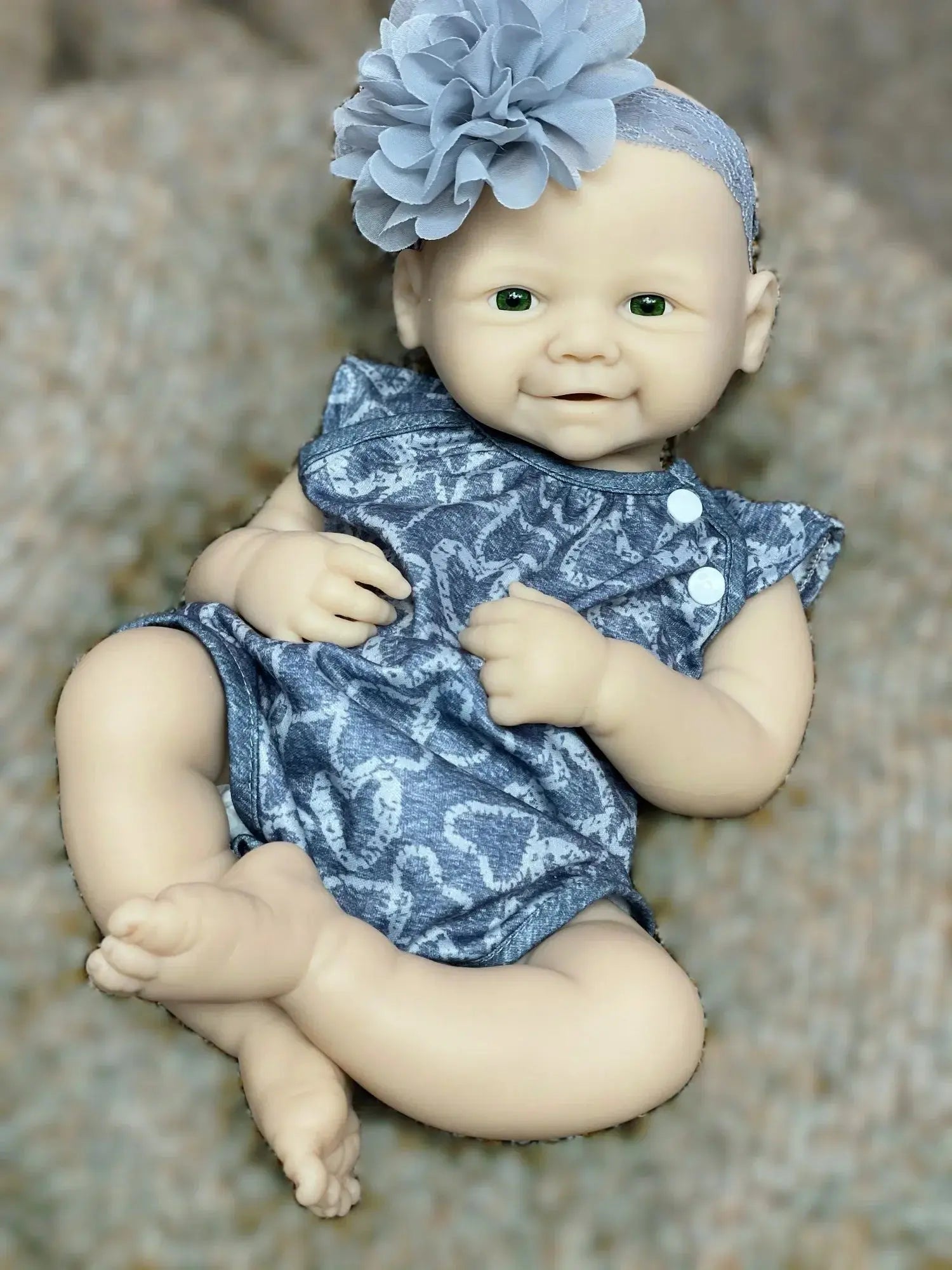 Image of Reborn Baby Dolls 18Inch/2 Styles Unpained Vivienne Full Body Solid