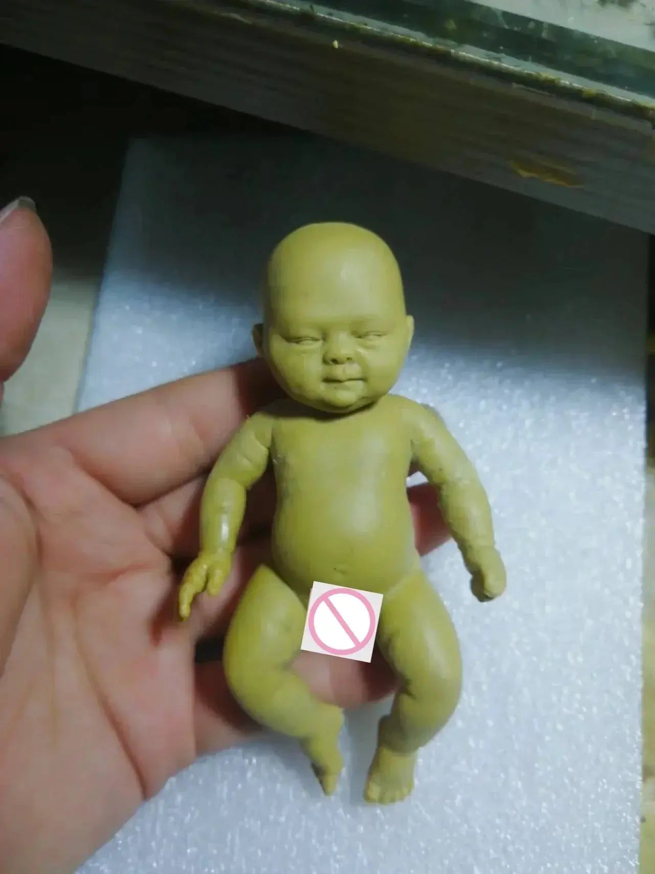 Image of Reborn Baby Dolls 4.5" Micro Preemie Full Body Soft Silicone Baby