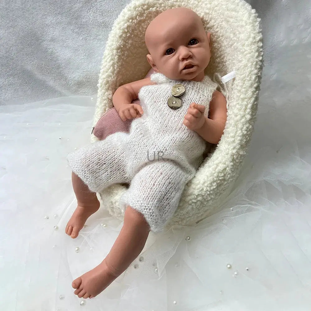 Image of Reborn Baby Dolls 18Inch Open Eyes Handmade Realistic Silicone Reborn