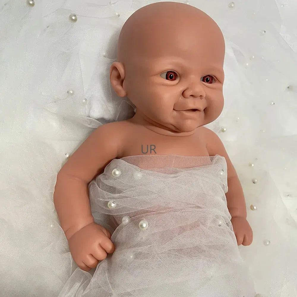 Image of Reborn Baby Dolls 16" Cuddly Full Body Platinum Silicone Reborn Baby