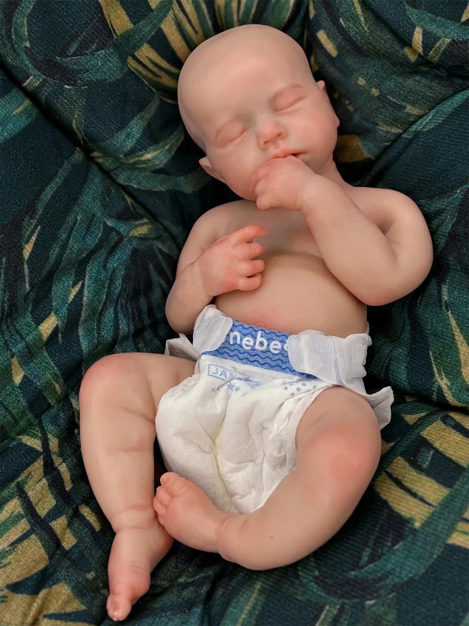 Image of Reborn Baby Dolls 45Cm Can Open Mouth &Washable Painted Loulou Solid