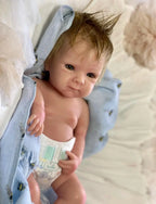 Image of Reborn Baby Dolls Can Open Mouth 33Cm Bettie Full Body Solid Silicone