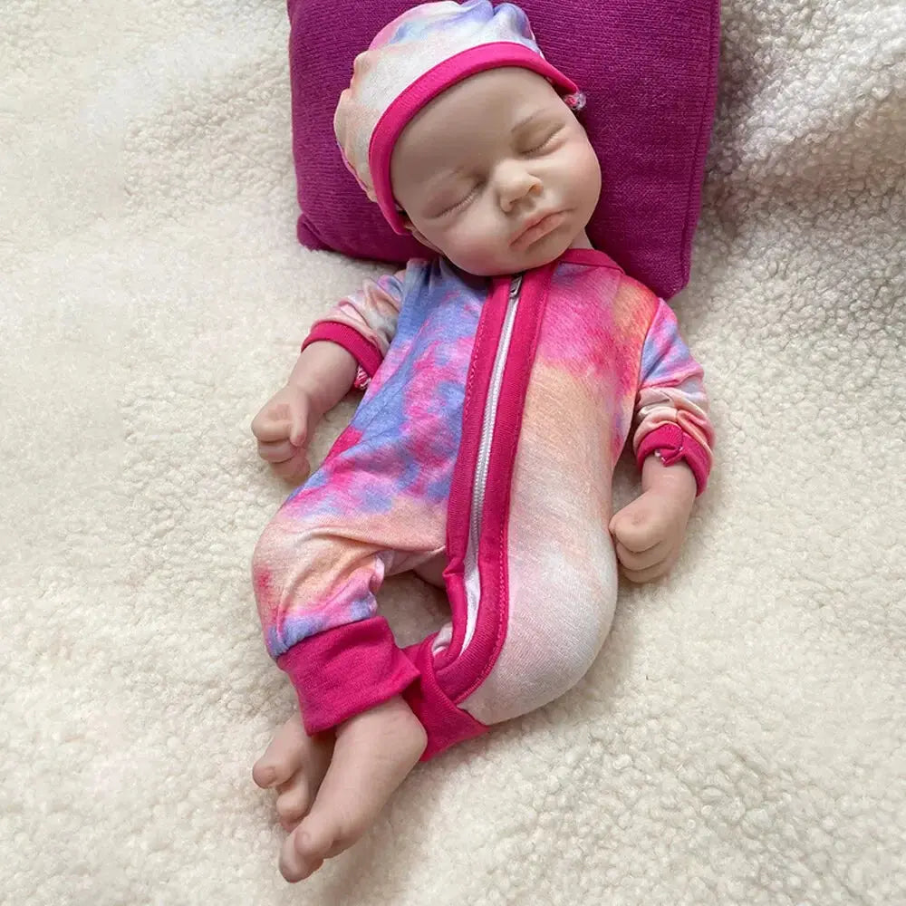Image of Reborn Baby Dolls Kids Parent Gift Soft 13" Ifelike Silicone Reborn