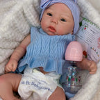 Image of Reborn Baby Dolls 45Cm Can Open Mouth & Washable Silicone Bebe Reborn