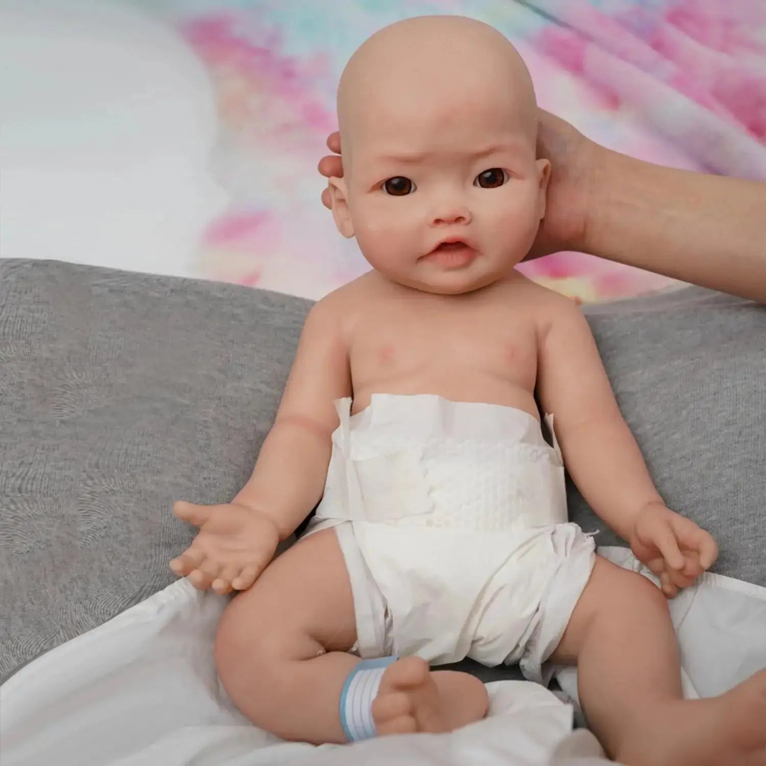 Image of Reborn Baby Dolls 17" Full Silicone Reborn Baby Doll-Soft,Realistic