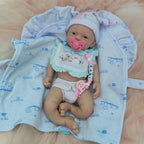 Image of Reborn Baby Dolls 12 Inches Soft Silicone Reborn Baby Doll Boy -