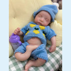 Image of Reborn Baby Dolls 13Inch Close Eyes & Open Mouth Levi Full Body