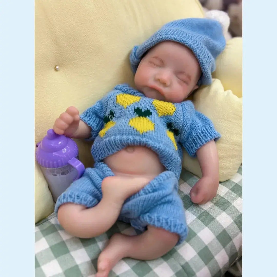 Image of Reborn Baby Dolls 13Inch Close Eyes & Open Mouth Levi Full Body