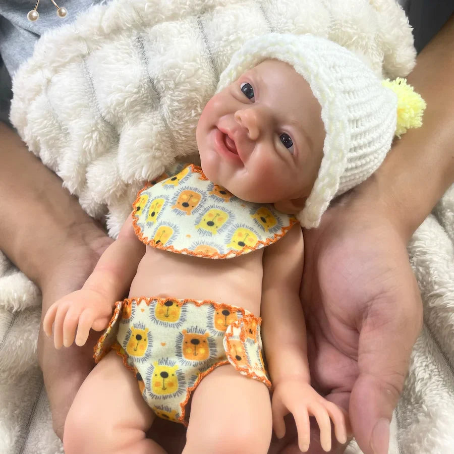 Image of Reborn Baby Dolls 13 Inch Mini Reborn Boy Or Girl Full Silicone