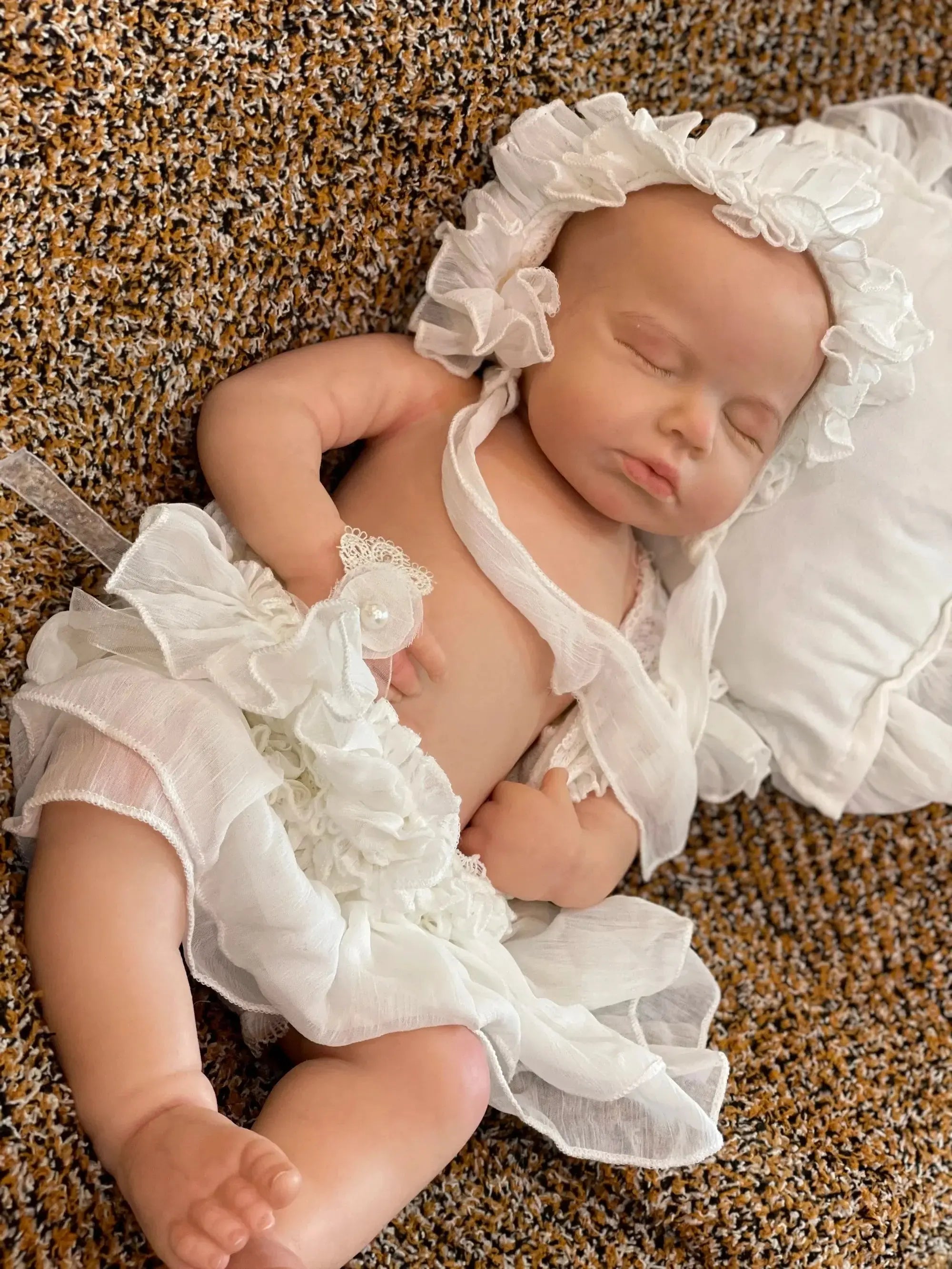Image of Reborn Baby Dolls 45Cm Boy/Girl Loulou All Silicone Reborn Doll