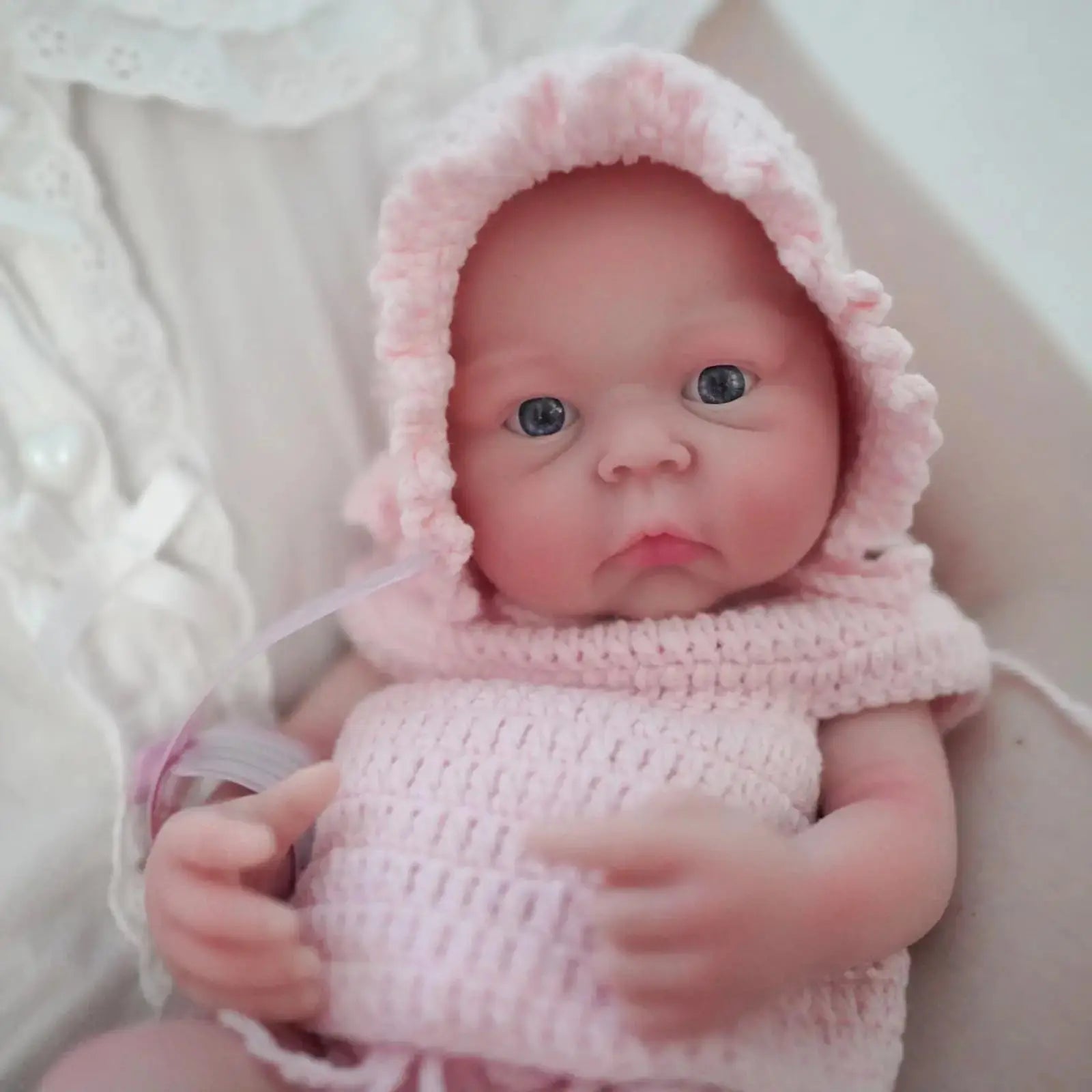 Image of Reborn Baby Dolls 12 Inch Cute Full Body Soft Silicone Baby Doll Girl