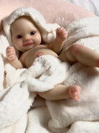Image of Reborn Baby Dolls 10 Inch Lifelike Maddie Silicone Bebe Newborn Baby