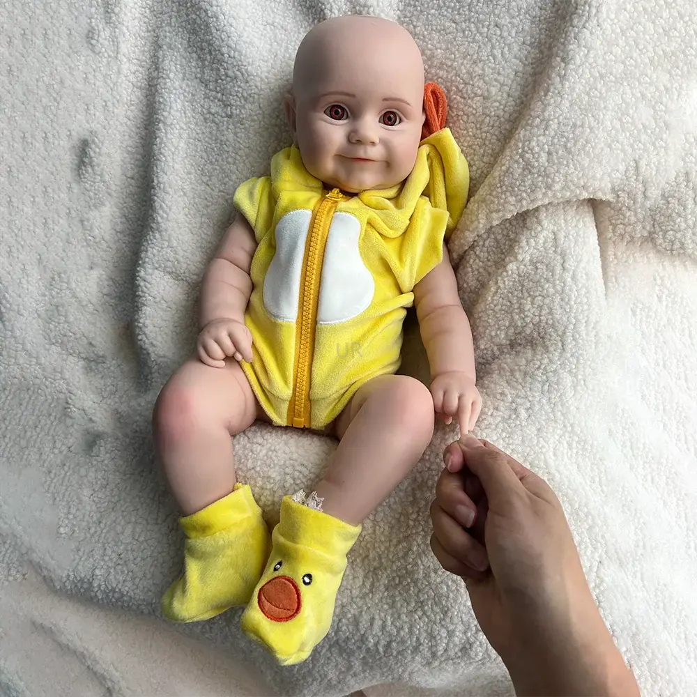 Image of Reborn Baby Dolls Soft Stretchy Blank Silicone Doll 50Cm 20" Reborn