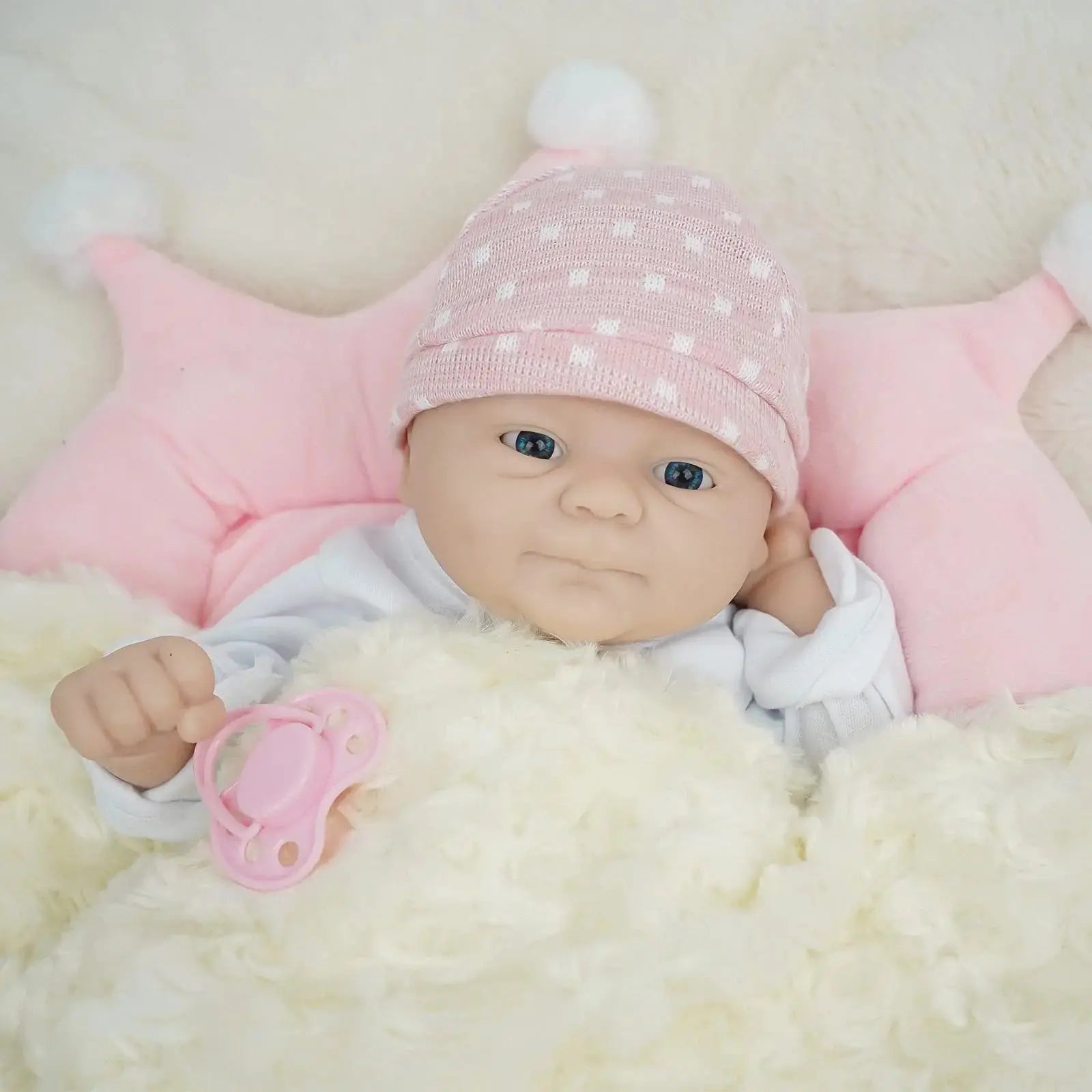Image of Reborn Baby Dolls Realistic Reborn Baby Doll 14" Girl Soft Silicone