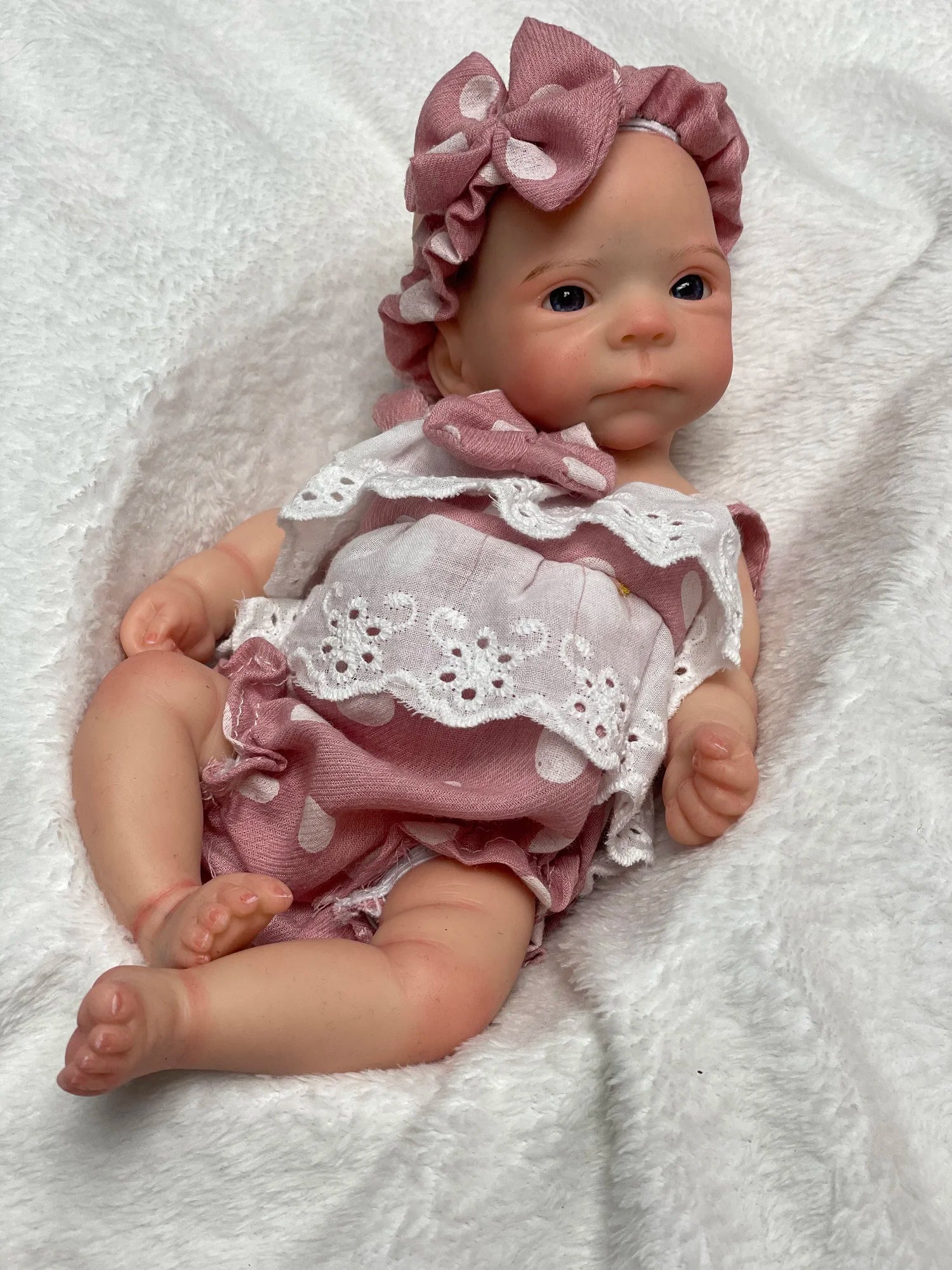 Image of Reborn Baby Dolls 11 Styles/ 26Cm Waterproof Close/Open Solid