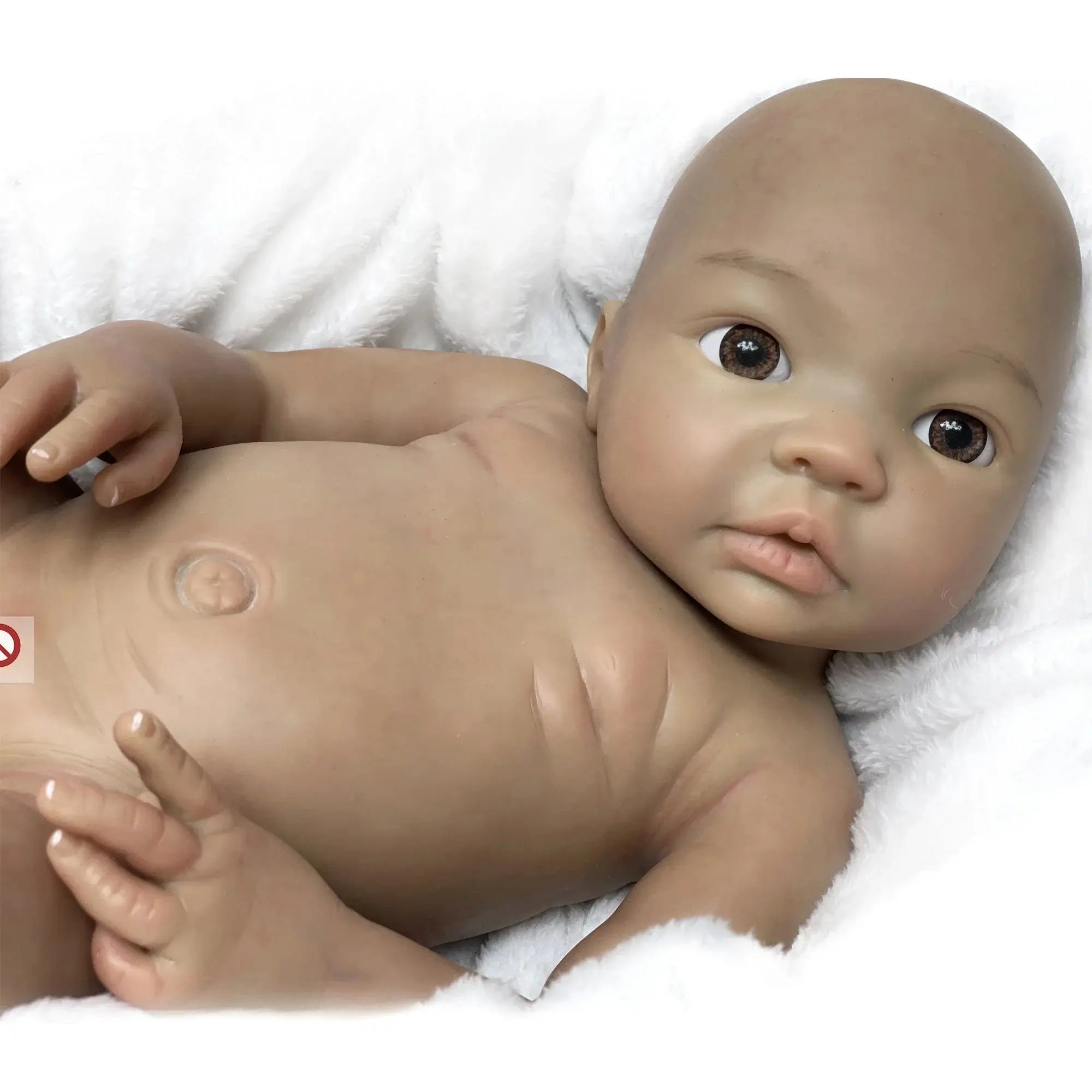 Image of Reborn Baby Dolls 18 Inch Full Solid Bebe Reborn Silicone Painted 