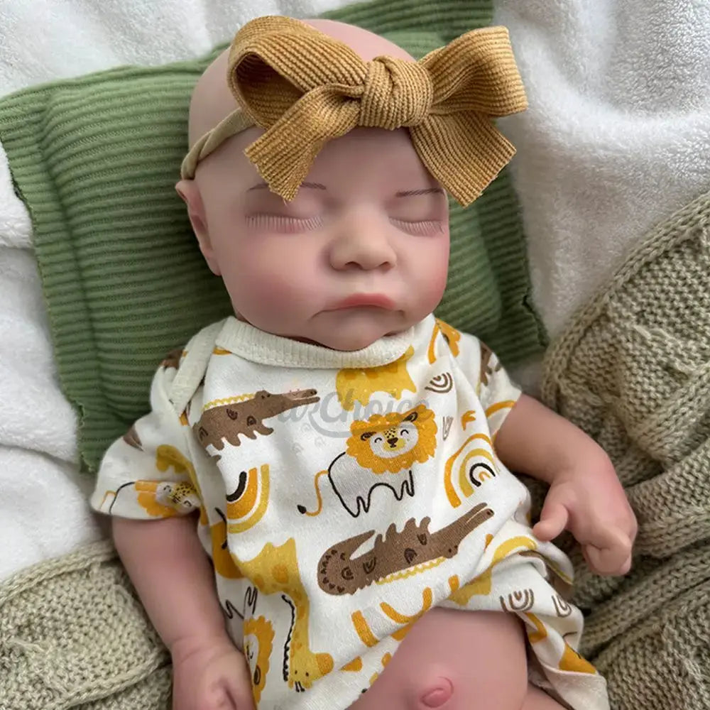Image of Reborn Baby Dolls Waterproof Painted 17Inch Silicone Reborn Baby Boy