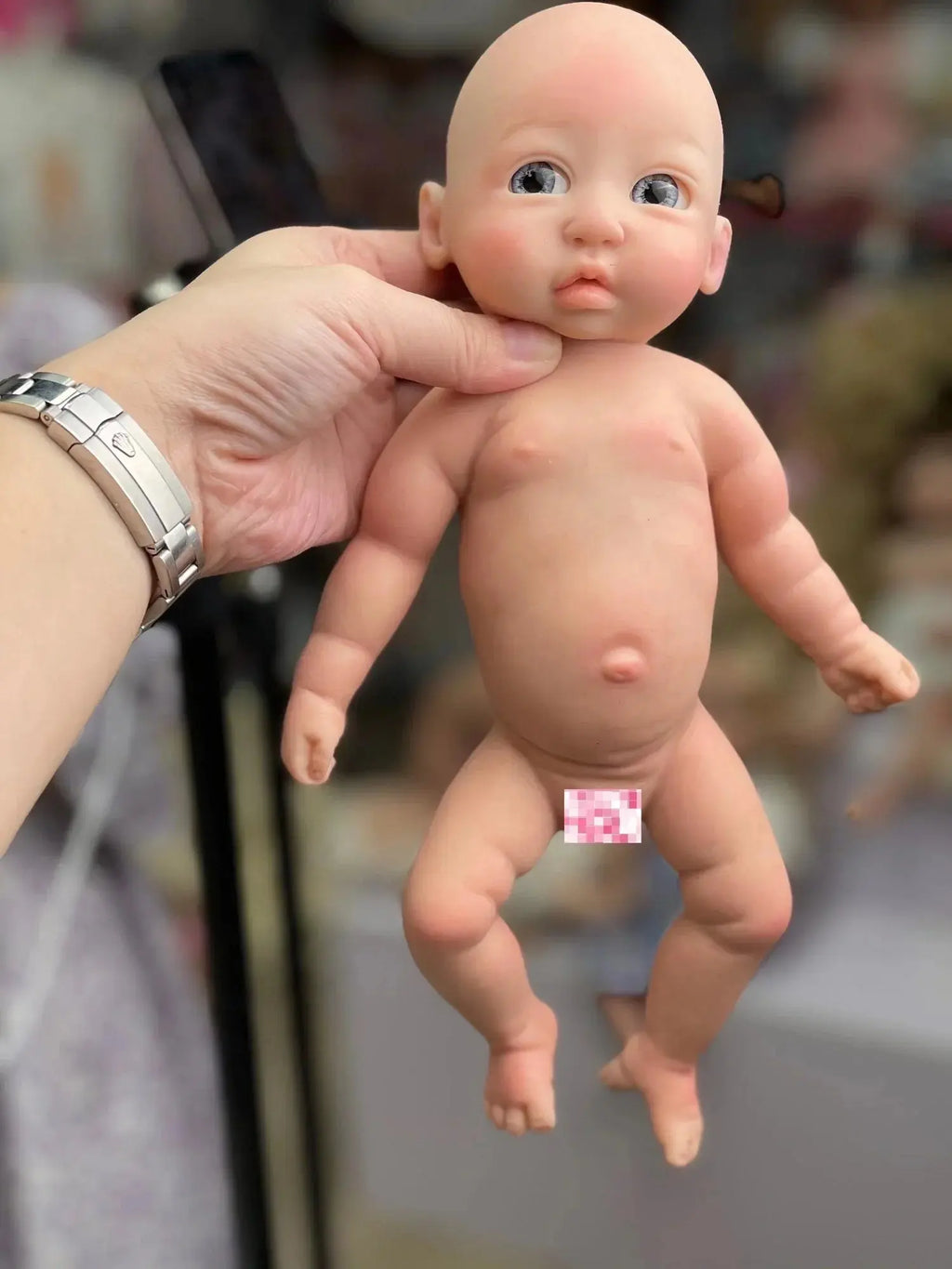 Image of Reborn Baby Dolls 28Cm Soft Full Body Solid Silicone Reborn Dolls