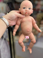 Image of Reborn Baby Dolls 28Cm Soft Full Body Solid Silicone Reborn Dolls