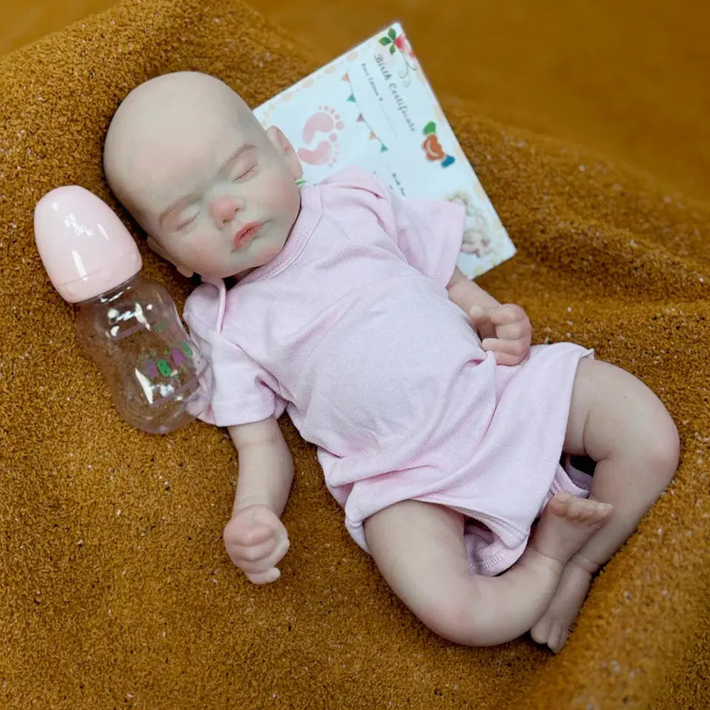 Image of Reborn Baby Dolls Can Open Mouth 45Cm Twins Sam Reborn Baby Girl And