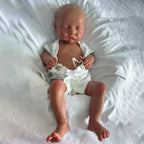 Image of Reborn Baby Dolls Washable 18" Full Body Soft Platinum Silicone